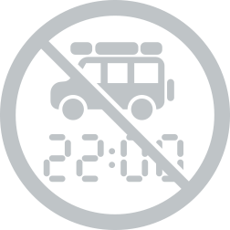 22時消灯・車の移動禁止